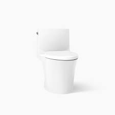 TOILET- 1-PIECE DUAL-FLUSH TOILET W/ SKIRTED TRAPWAY- BATHROOMS