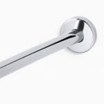 GUEST BATH SHOWER ROD - BATHROOMS