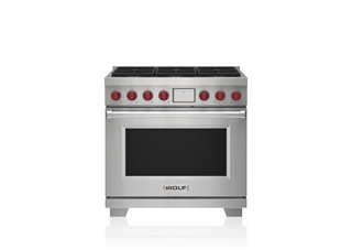 36" Burner Dual Fuel Range - 36" DUAL FUEL RANGE 6-BURNERS - STAINLESS STEEL - CABINETS & COUNTERS