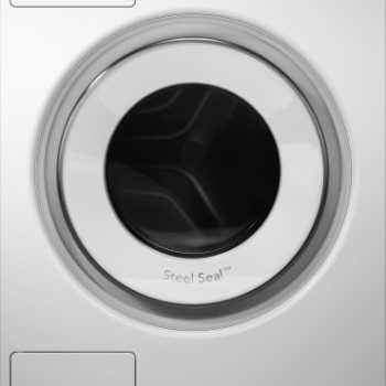 24" Washer - 24" Washing machine with 2.8cu ft capacity and white facade - CABINETS & COUNTERS